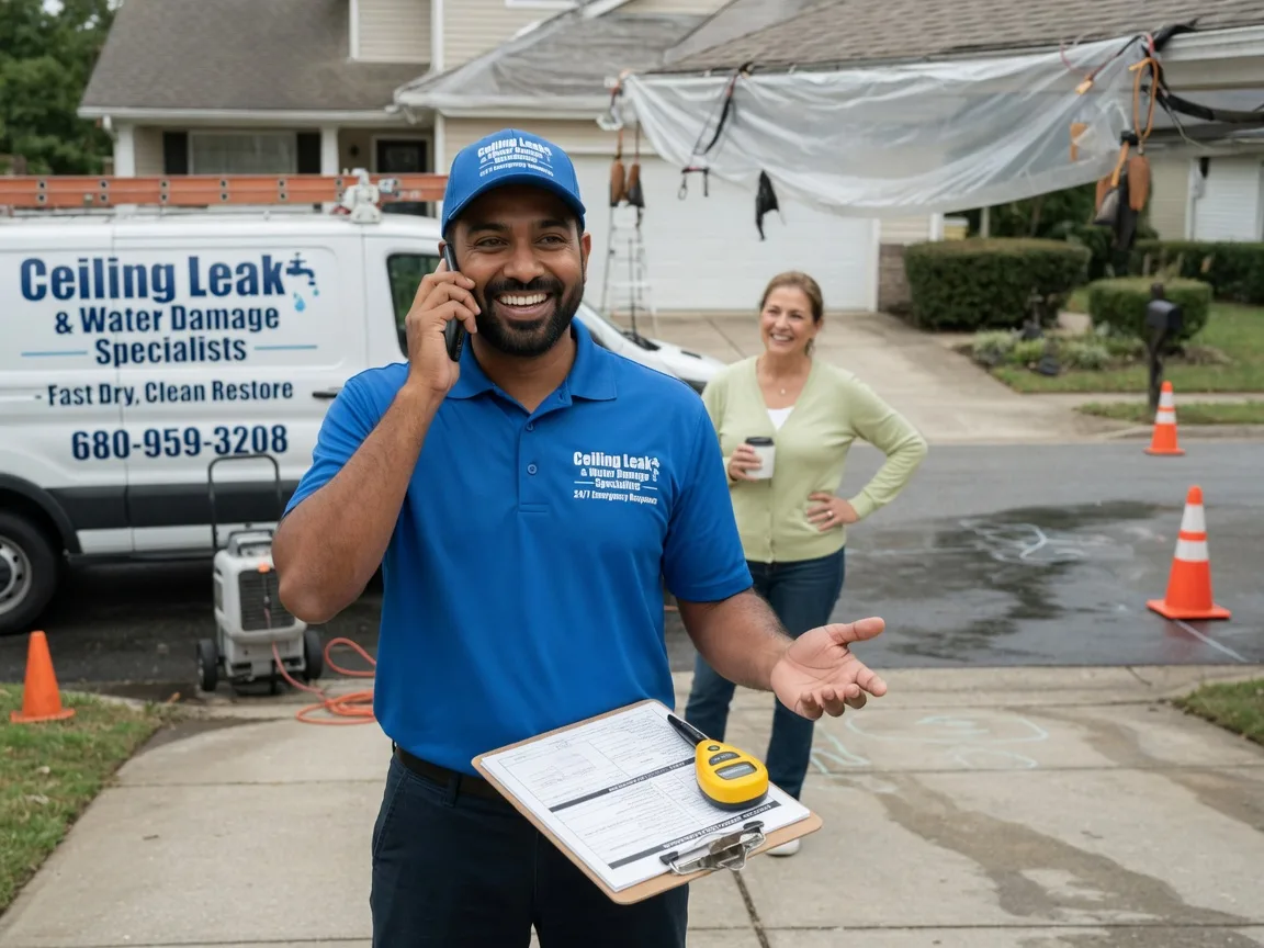 Ceiling Leak Cleanup Vermillion, SD FAQs